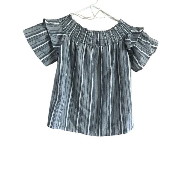 Caslon Linen Blouse Extra Small XS Petite - Picture 7 of 7